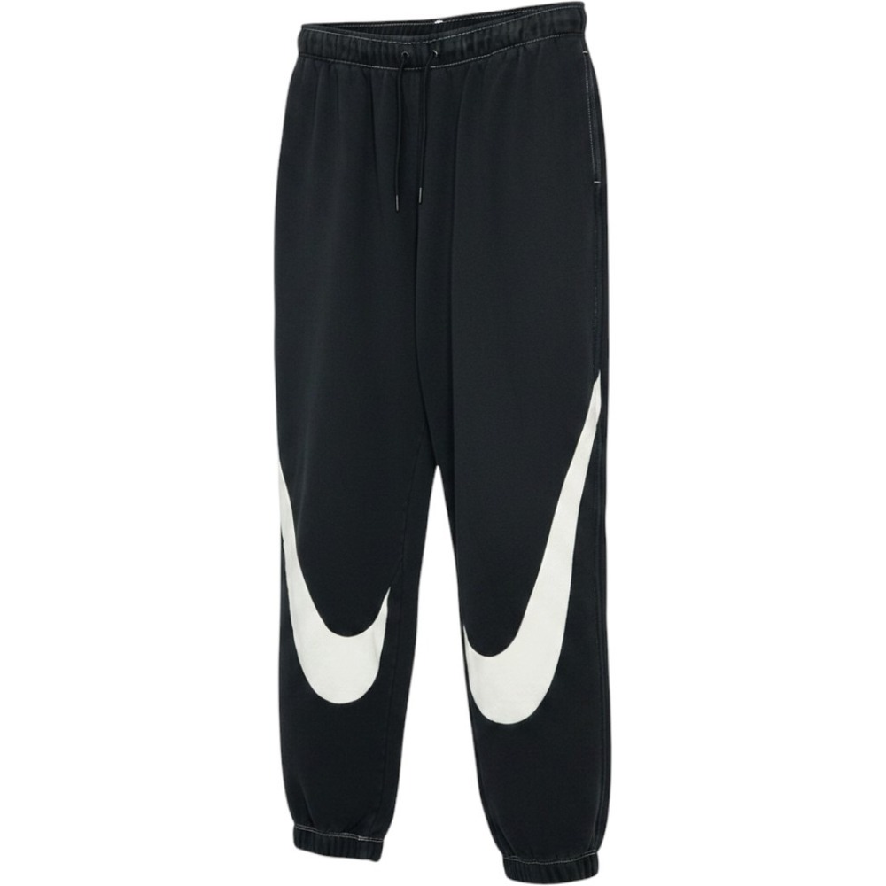 Nike Sportswear Swoosh Sweatpants Black White Big Logo Joggers Large